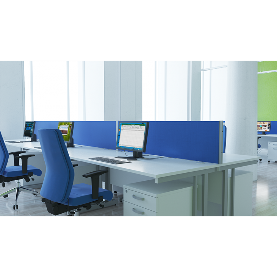 Rayleigh Cantilever 800mm Deep Straight Office Desk